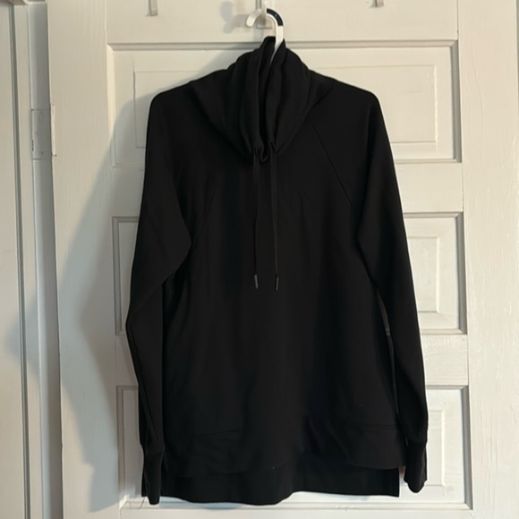 All in Motion Black Cowl Neck Sweatshirt - Picture 1 of 4